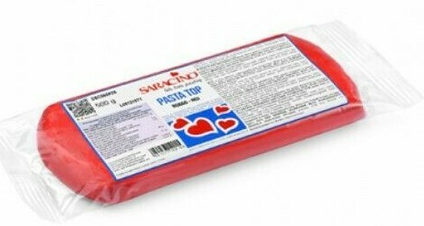 Pasta zucchero rosso pop - pasta,