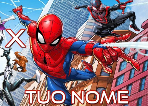 Cialda spiderman rettangolare - spiderman,
