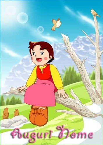 Cialda heidi decorazione torta - cialda,
