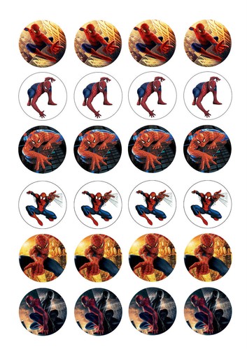 Dischetti cup cake spiderman - dischetti,