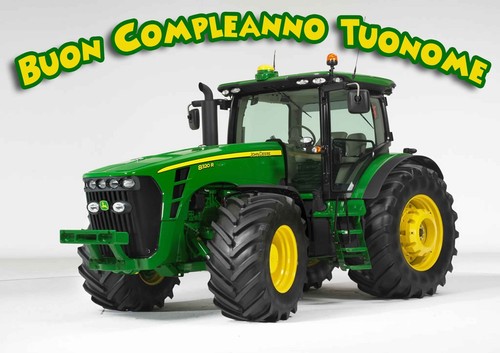 Cialda john deere trattore - deere,