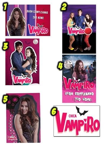 Cialda chica vampiro - chica,