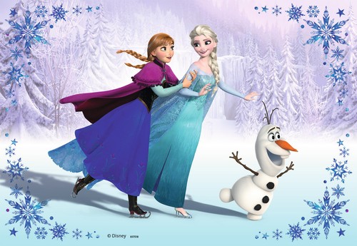 Cialda frozen decorazione - frozen,