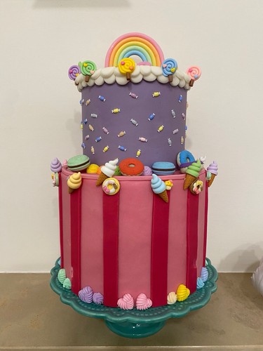 Torta candy pasta zucchero - candy,