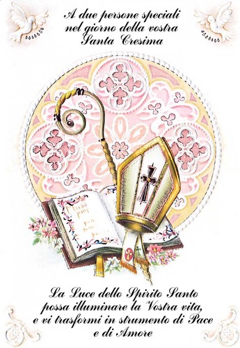 Cialda cresima decorazione - cresima,