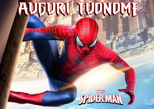 Cialda spiderman decorazione - spiderman,
