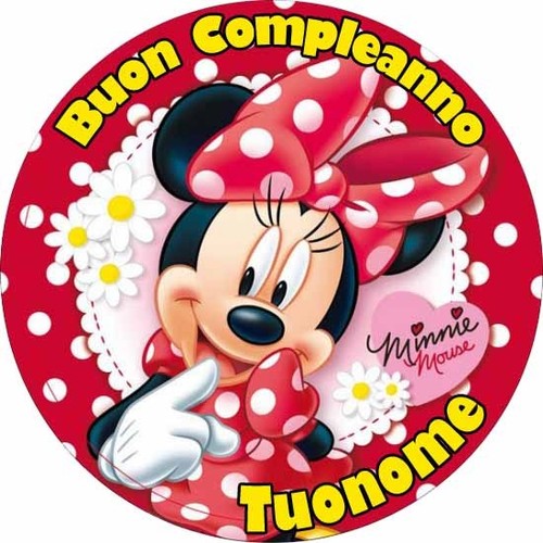 Cialda minnie disney - minnie,
