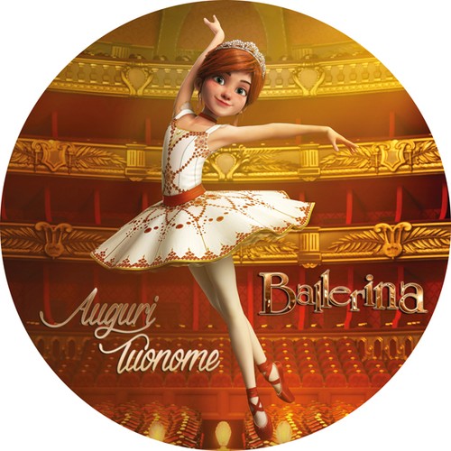 Cialda ballerina decorazione - cialda,
