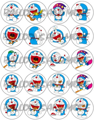 Cialda doraemon dischetti - cialda, cup