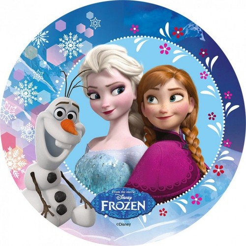 Cialda frozen decorazione - frozen,