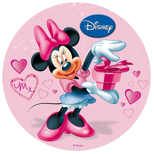 Cialda minnie rosa decorazione - cialda,