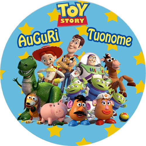 Cialda toys story decorazione - toys,