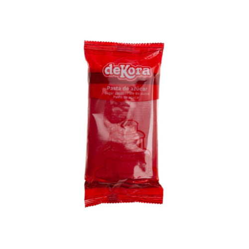 Pasta zucchero dekora - zucchero, rosso