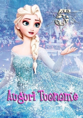 Cialda frozen decorazione - frozen,
